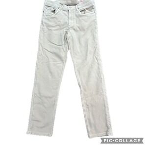 Faherty Brand Mens Chinos Pants Tan Straight Fit Waist 33 Inseam 29